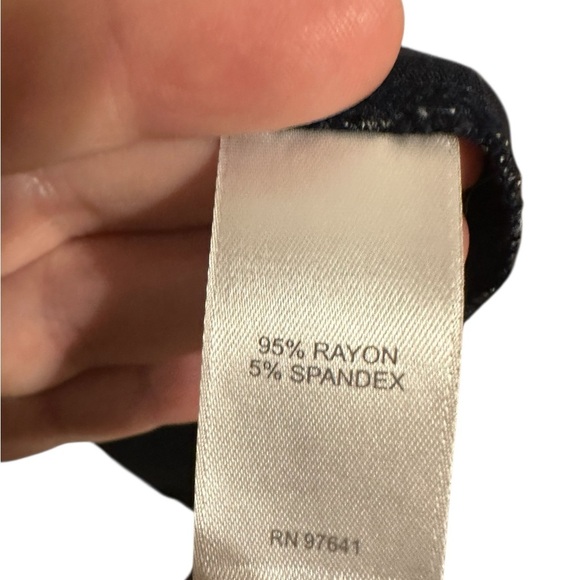 J. Jill Green Paisley Floral Cottagecore 3/4 Sleeve V-Neck Dress Relaxed Size M - Picture 10 of 11